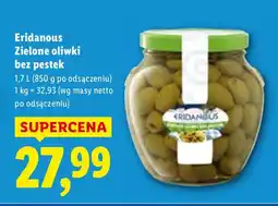 Lidl Zielone oliwki bez pestek Eridanous oferta