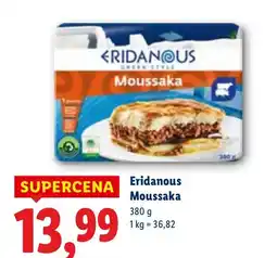 Lidl Moussaka Eridanous oferta
