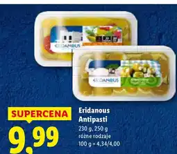 Lidl Antipasti Eridanous oferta