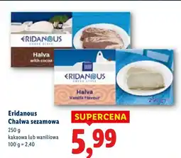 Lidl Chałwa sezamowa Eridanous oferta