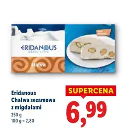 Lidl Chałwa sezamowa z migdałami Eridanous oferta
