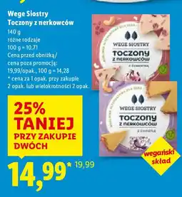 Lidl Ser toczony z nerkowców Wege Siostry oferta