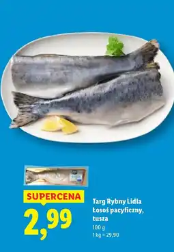 Lidl Łosoś pacyficzny, tusza Targ Rybny Lidla oferta