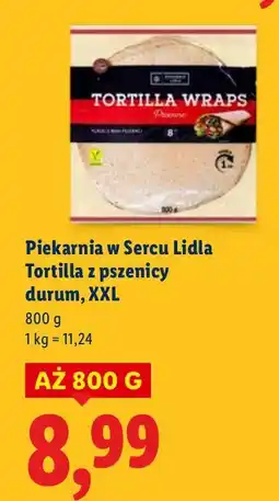 Lidl Tortilla Piekarnia w Sercu Lidla Tortilla z pszenicy durum, XXL oferta