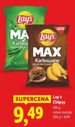 Lidl Chipsy Lay's Max Karbowane oferta
