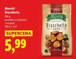 Lidl Chipsy Maretti Bruschetta pomidory z oliwkami i oregano oferta