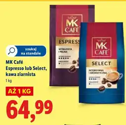 Lidl Kawa ziarnista MK Café Espresso lub Select oferta