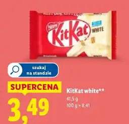 Lidl Baton KitKat White oferta