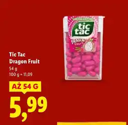 Lidl Cukierki Tic Tac Dragon Fruit oferta