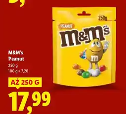 Lidl Draże M&M's Peanut oferta