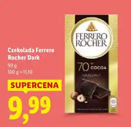 Lidl Czekolada Ferrero Rocher Dark 70% cocoa oferta