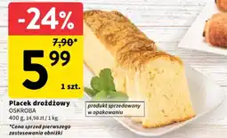 Intermarche Placek drożdżowy oskroba oferta