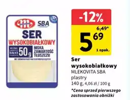 Intermarche Ser wysokobiałkowy mlekovita sba oferta
