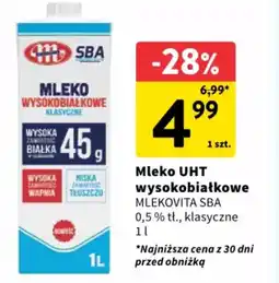 Intermarche Mleko uht wysokobiałkowe mlekovita sba oferta