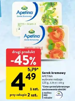 Intermarche Serek kremowy apetina oferta