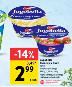 Intermarche Jogobella owocowy duet zott oferta