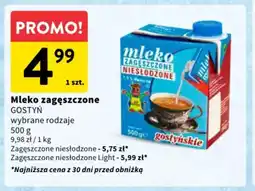 Intermarche Mleko zagęszczone gostyń oferta