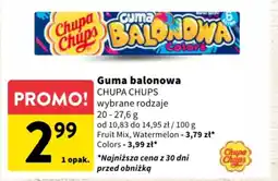 Intermarche Guma balonowa chupa chups oferta