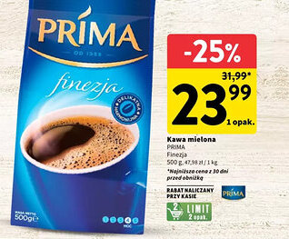 Intermarche Kawa mielona prima finezja oferta