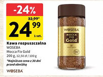 Intermarche Kawa rozpuszczalna woseba mocca fix gold oferta