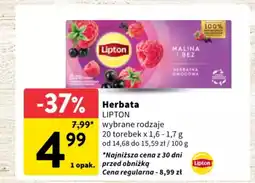 Intermarche Herbata lipton oferta