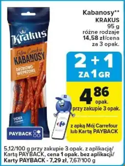 Carrefour Express Kabanosy KRAKUS oferta