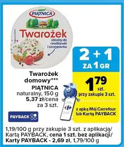 Carrefour Express Twarożek domowy Piątnica oferta