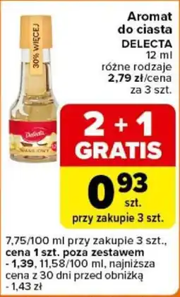 Carrefour Express Aromat do ciasta DELECTA oferta