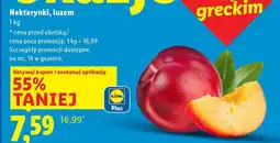 Lidl Nektarynki, luzem oferta