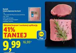 Lidl RZEŹNIK Schab wieprzowy bez kości oferta