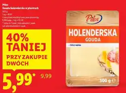 Lidl Pilos Gouda holenderska w plastrach oferta