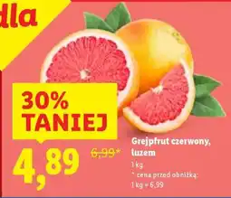 Lidl Grejpfrut czerwony, luzem oferta