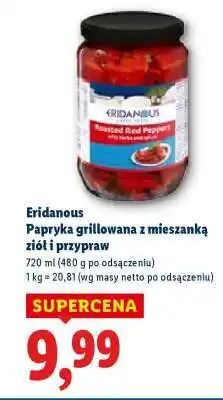 Lidl ERIDANOUS Papryka grillowana z mieszanką ziół i przypraw oferta