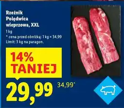 Lidl RZEŹNIK Polędwica wieprzowa, XXL oferta