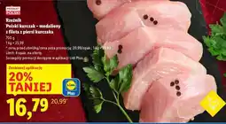 Lidl Polski kurczak - medaliony z fileta z piersi kurczaka oferta