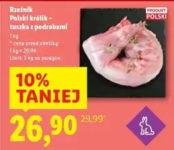 Lidl Rzeźnik Polski królik – tuszka z podrobami oferta