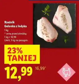 Lidl RZEŹNIK Golonka z indyka oferta