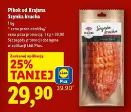 Lidl PIKOK OD KRAJANA Szynka krucha oferta