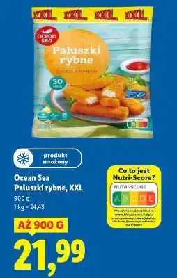 Lidl Ocean Sea Paluszki rybne, XXL oferta