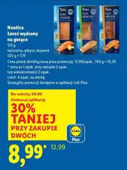 Lidl Nautica Łosoś wędzony na gorąco oferta
