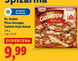 Lidl Dr. Oetker Pizza Guseppe Turkish Style Kebab oferta