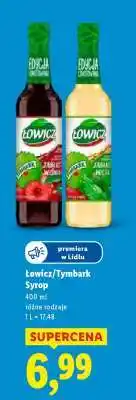 Lidl Łowicz/Tymbark Syrop oferta