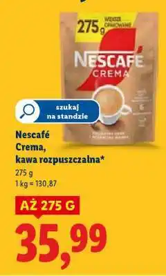 Lidl NESCAFÉ Crema, kawa rozpuszczalna oferta