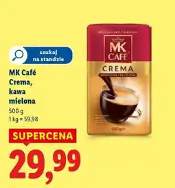 Lidl MK CAFÉ CREMA Kawa mielona oferta