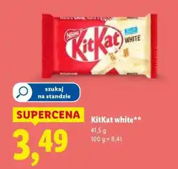Lidl KitKat white oferta