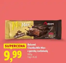 Lidl Balconi Ciastka Mix Max z gorzką czekoladą oferta