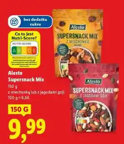 Lidl Alesto Supersnack mix oferta