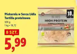 Lidl Piekarnia w Sercu Lidla Tortilla proteinowa oferta