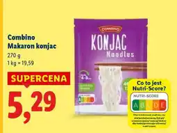 Lidl Combino Makaron konjac oferta