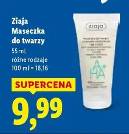 Lidl Ziaja Maseczka do twarzy oferta